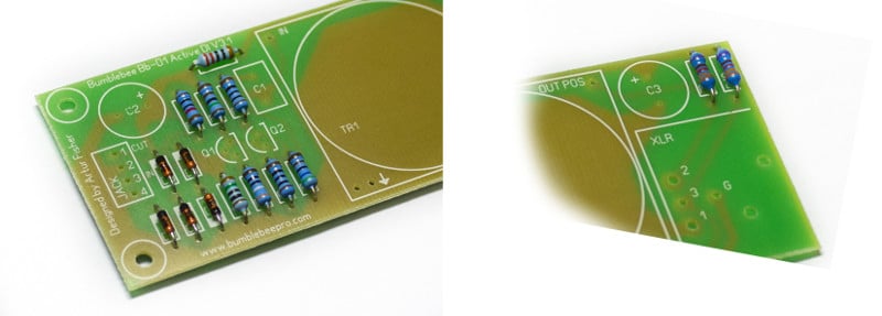 Active DI DIY Kit PCB Resistors