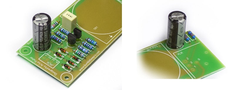 Active DI DIY Kit PCB Electrolytic Capacitors