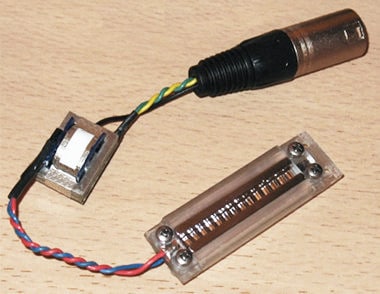 DIY Ribbon Microphone Working Assembly
