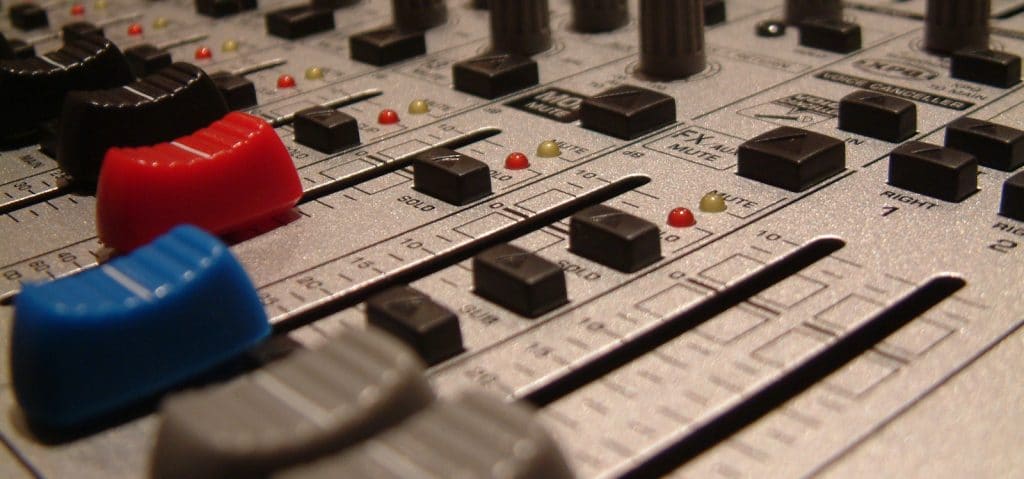A Typical Recording Console with Phantom Power
