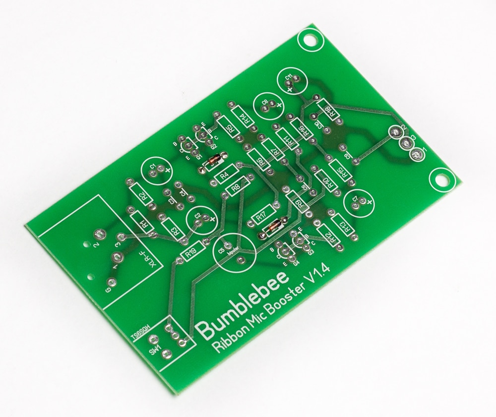 Bb-P26 Ribbon Mic Booster DIY Kit PCB