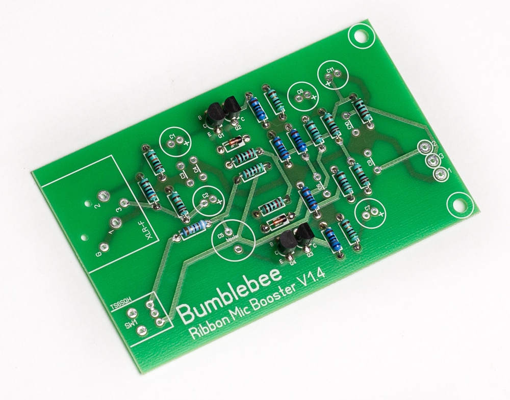 Bb-P26 Ribbon Mic Booster DIY Kit PCB