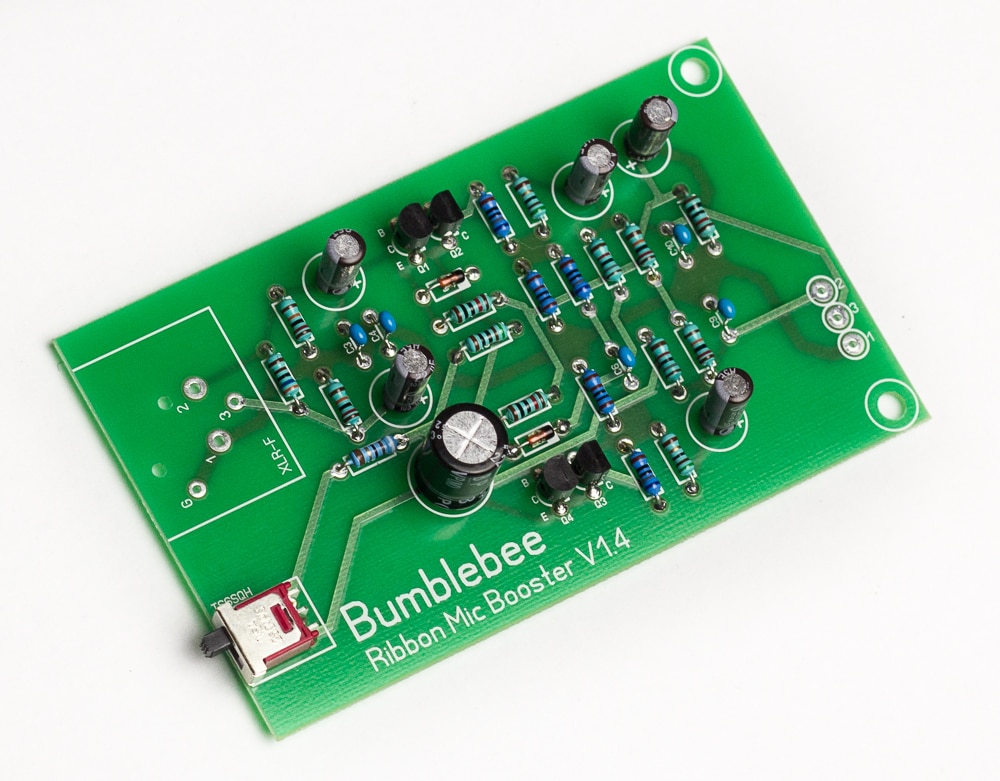 Bb-P26 Ribbon Mic Booster DIY Kit PCB