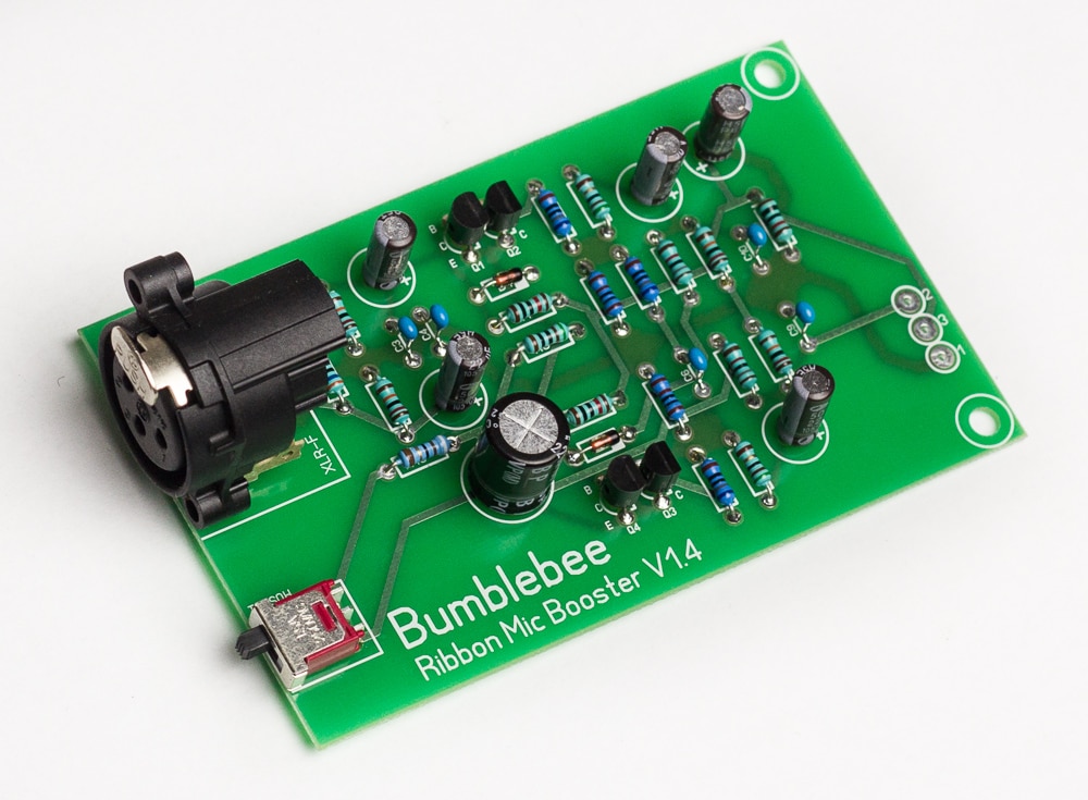 Bb-P26 Ribbon Mic Booster DIY Kit PCB