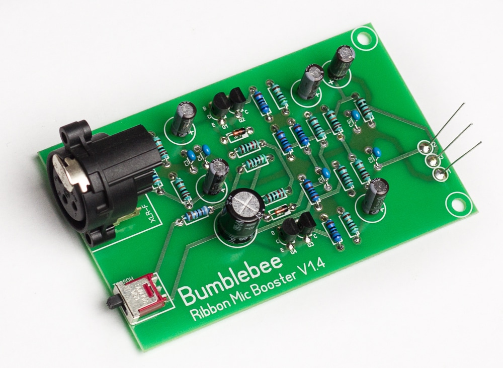 Bb-P26 Ribbon Mic Booster DIY Kit PCB