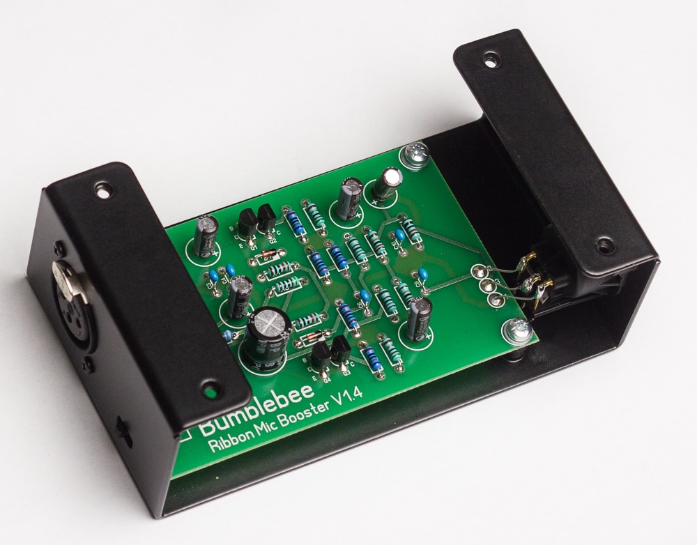 Bb-P26 Ribbon Mic Booster DIY Kit Enclosure and PCB