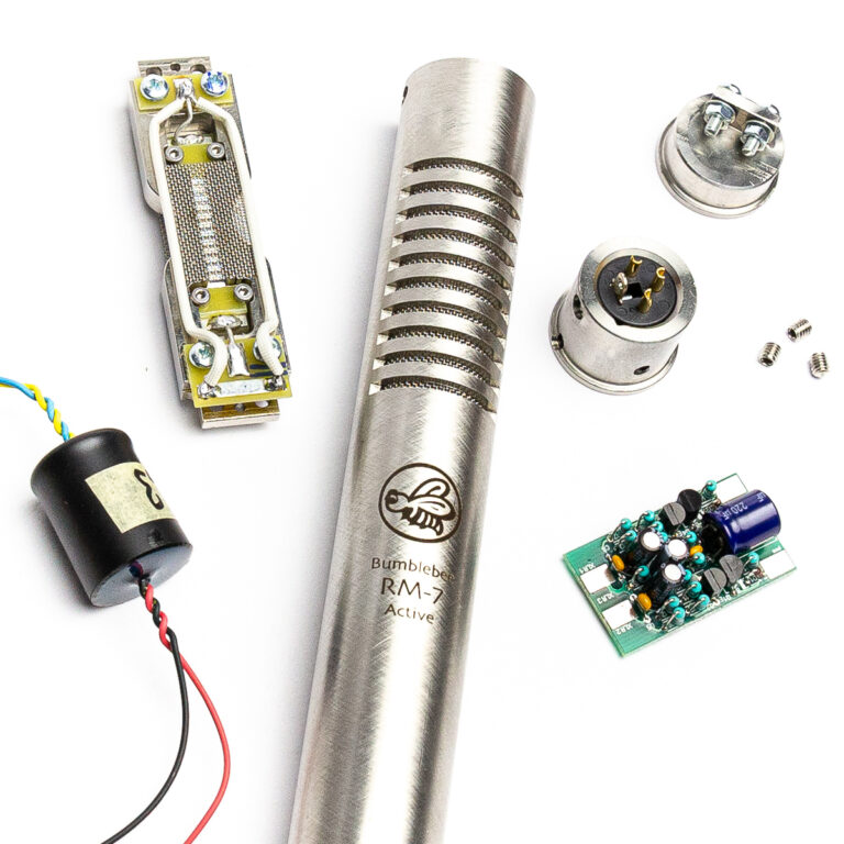RM-7 Active DIY Ribbon Mic Kit with Assembled Motor – Bumblebee Pro