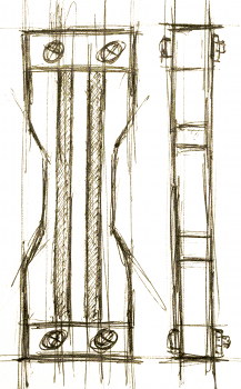 diy ribbon microphone motor - sketch