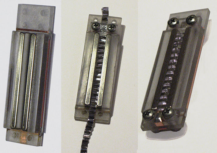 diy ribbon microphone motor with plastic frame