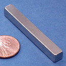 2" x 1/4" x 1/4" NdFeB bar magnet for diy ribbon microphones